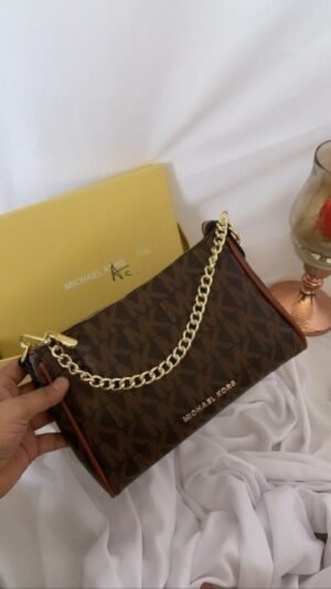 MICHAEL KORS SLING BAG (BROWN) WITH ORIGNAL BOX