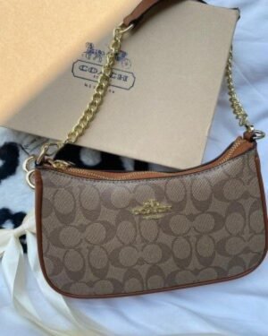 COACH MINI GRACE CROSSBODY IN SIGNATURE WITH BOX
