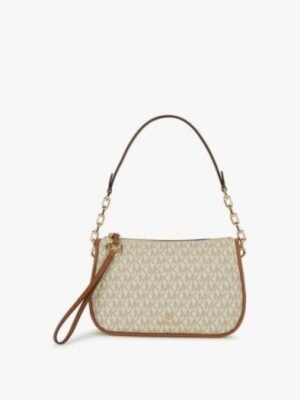 MICHAEL KORS JET SET MONOGRAM PRINT SHOULDER BAG WITHOUT BOX