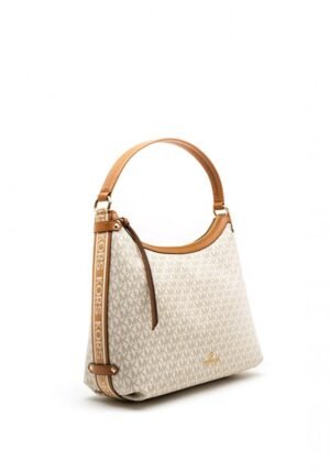 MICHAEL KORS MAEVE HOBO BAG WITH DUST BAG(BIEGE-BROWN)