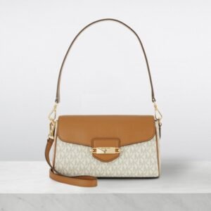 MICHAEL KORS  FLUER CROSSBODY BAG WITH OG BOX(BIEGE)