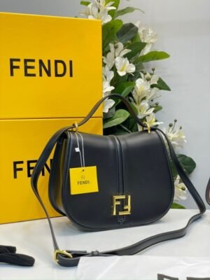 FENDI CMON MEDIUM BAG WITH OG BOX ( BLACK )