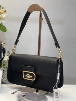 COACH MORGAN SHOULDER BAG ( BLACK ) WITH OG BOX