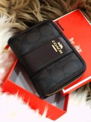 COACH_ MINI WALLET PREMIUM QUALITY WITH BOX