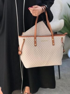 MICHAEL_KORS_JET_SET_BIEGE_TRAVEL_TOTE_WITH_WALLET