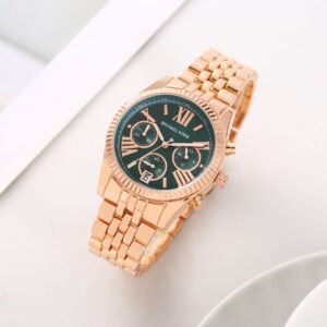 Michael_Kors Lexington Chronograph Copper-Green
