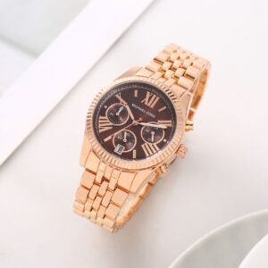 Michael_Kors Lexington Chronograph Copper-Brown