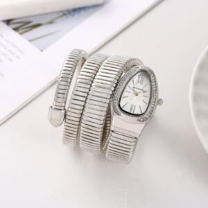 Bvlgari Serpenti Snake Silver-White