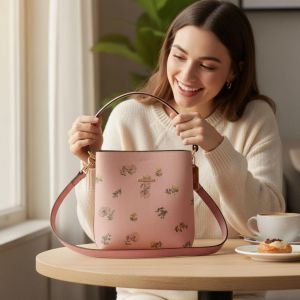 COACH-Bucket-Bag-NATURAL-MULTI-With-BOX-6034