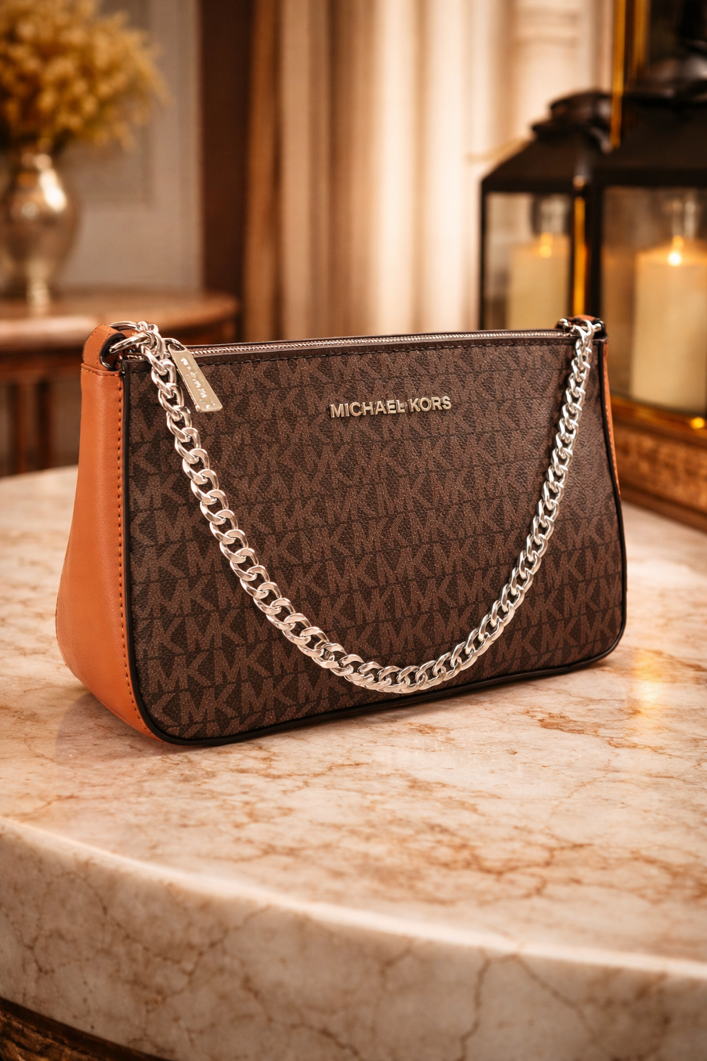 Michael_Kors_ Jet Set Charm Small Logo Pochette Bag ( Box Dust Bag) 1053