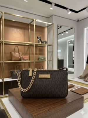 MICHAEL_KORS_JET SET Signature Medium clutch with box 6233