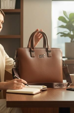 Mont blanc Polished Premium Quality Laptop Bag 6243