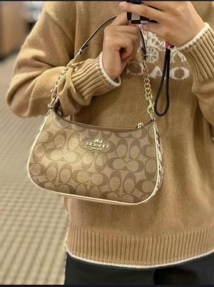 Coach_Teri_Singature_Canvas_Shoulder_Bag_With_Box_Dustbag_SlingBelt_5654