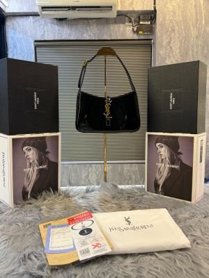 YSL SAINT LAURENT COLLEGE MEDIUM CHAIN BAG khaki dubble box packing 6223