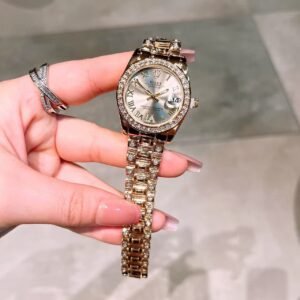 Role_x Oyester Perpetual Date Just Gold-Grey