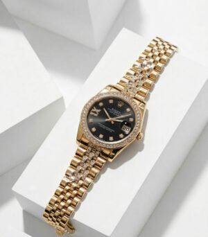 Role_x Oyester Perpetual Date Just Gold-Black