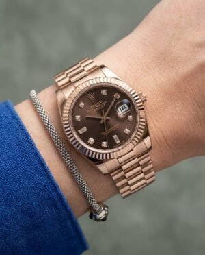 Role_x Oyester Perpetual Date Just Ladies Copper-Brown