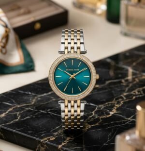 Michael_l Kors Darci 2Ton-Gold-Green