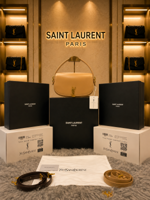 YSL SAINT LAURENT COLLEGE MEDIUM CHAIN BAG dubble box packing 6424