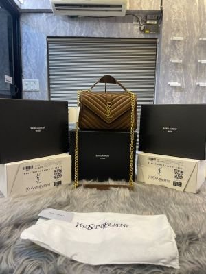 YSL SAINT LAURENT COLLEGE MEDIUM CHAIN BAG dubble box packing 6441