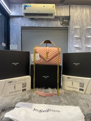 YSL SAINT LAURENT COLLEGE MEDIUM CHAIN BAG dubble box packing 6442