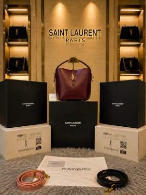 YSL SAINT LAURENT -BUCKET-WITH-DOUBLE-BOX-AND-DUST-BAG-PREMIUM-QUALITY-6429