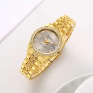 Rolee_x Oyester Perpetual Date Just Gold-Grey