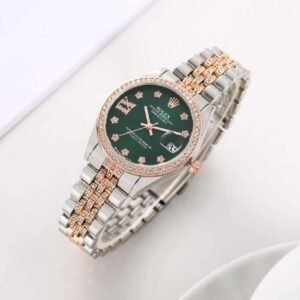 Rolee_x Oyester Perpetual Date Just 2Ton-Copper-Green