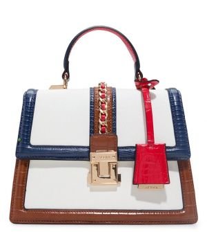 ALDD Nautical Martissa Medium Satchel handbag with box 6392