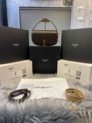 YSL SAINT LAURENT COLLEGE MEDIUM CHAIN BAG dubble box packing 6425