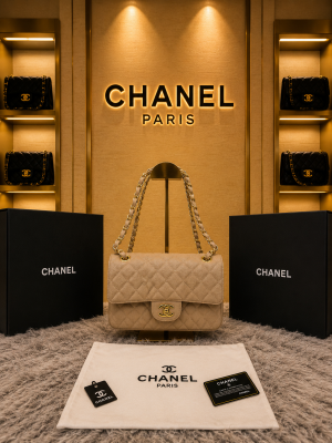 _chane_Paris Jumbo big size lather QUALITY Inner Branding with box Bill 6432