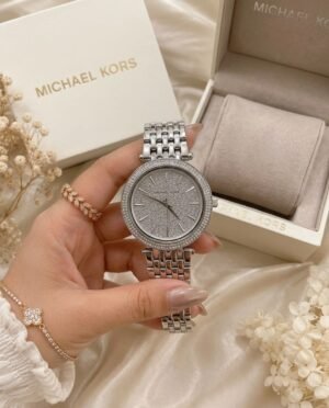 Michael_l Kors Darci Crystal Silver