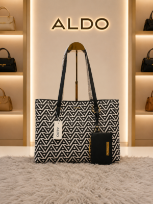 ALDD Ysabelle Texture Duo Tote with with box 6598