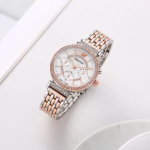 Swarovskk_i Passage Chronograph 2Ton-Copper-White