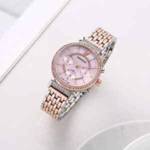 Swarovskk_i Passage Chronograph 2Ton-Copper-Pink