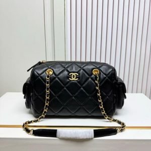 CHANE BOWLING QUILTED HANDBAG WITH BOX 6669